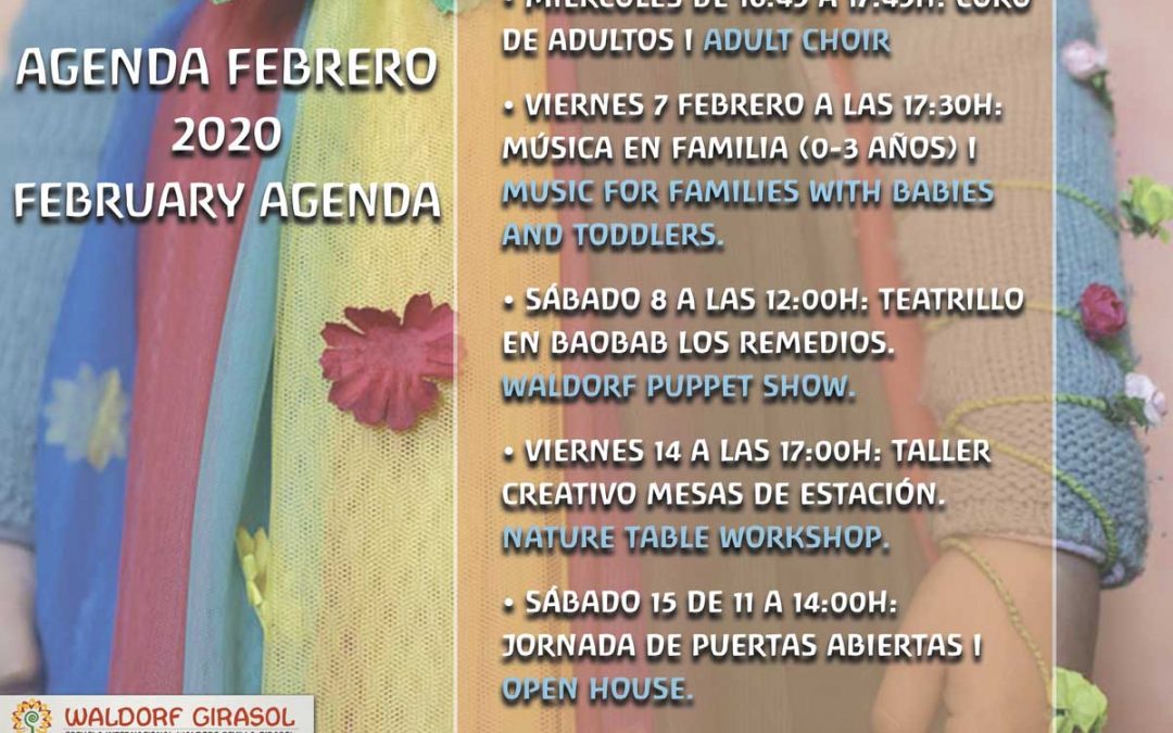 Agenda Febrero / February Agenda 2020